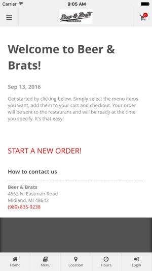 Beer & Brats Online Ordering