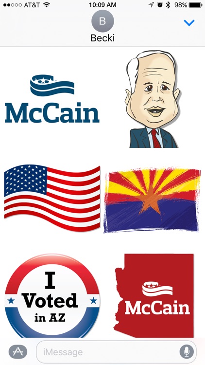 John McCain for Senate Stickers!
