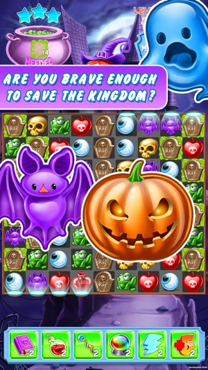 Creepy Crawly Kingdom - A Wicked Match 3 Puzzle(圖5)-速報App