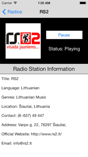 Lithuania Radio Live Player (Lietuva radijo)(圖5)-速報App