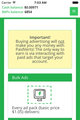 PaidVerts Mobile screenshot 4