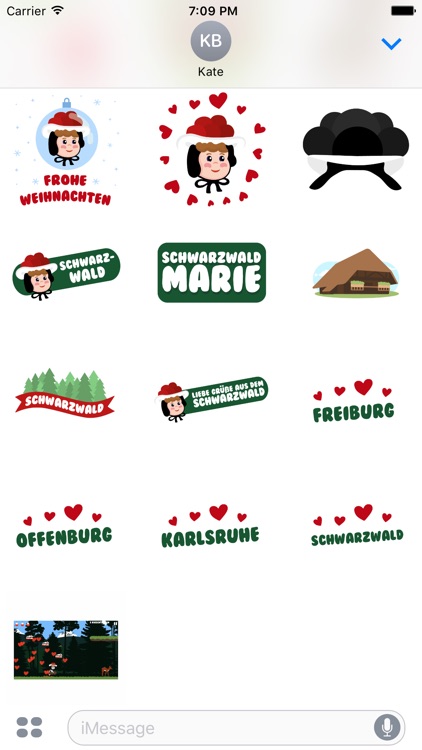 Schwarzwaldmarie Sticker