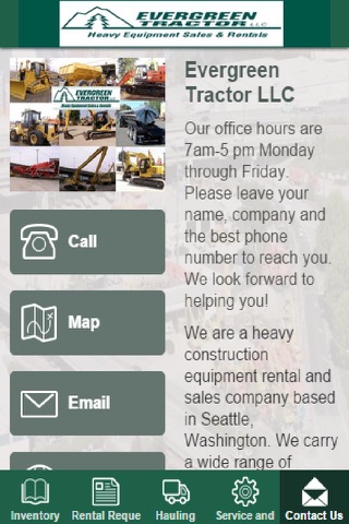 Evergreen Tractor LLC screenshot 2