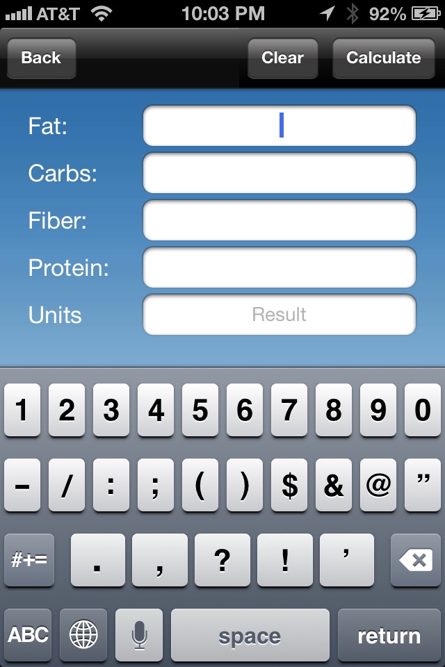 Smart Fast Food Calculator App screenshot 4