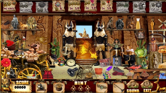 King Tut Hidden Objects Games