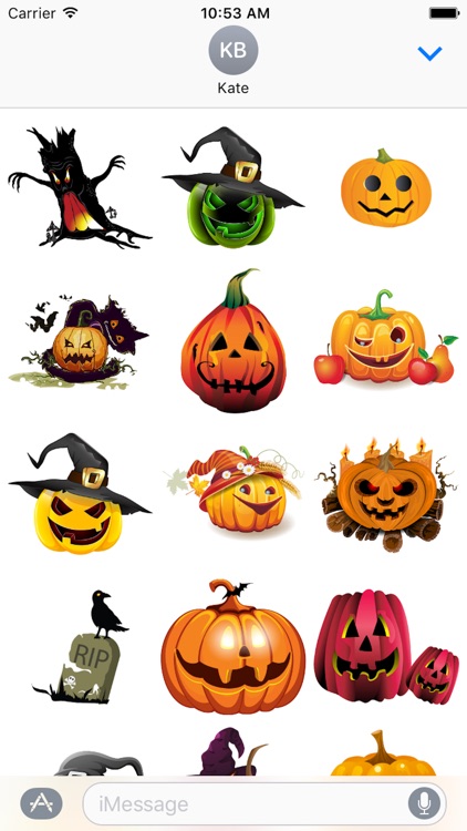 Halloween Sticker, Emoji - Fv Pack 04