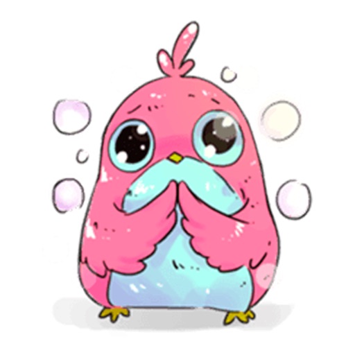 Cute Pink Bird! icon