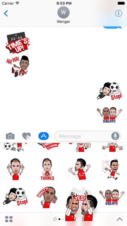 The Gunner Stickers Football