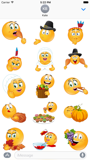 Flirty Thanksgiving Emojis by Emoji World(圖2)-速報App