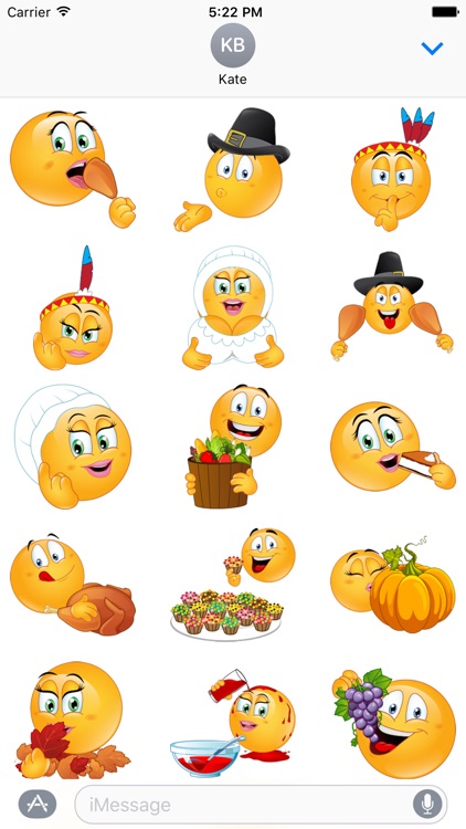 Flirty Thanksgiving Emojis by Emoji World by Emoji World