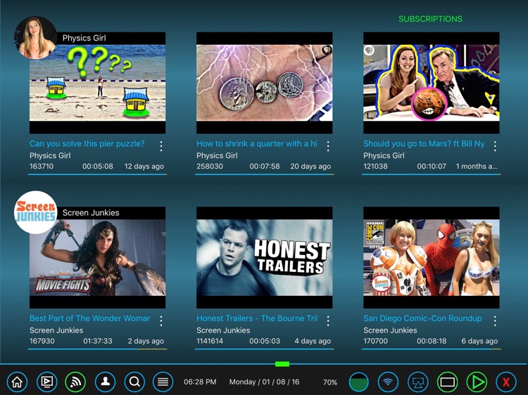 Universally All In One Social Music / Video Player screenshot-2