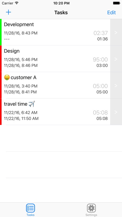 TimeRecorder Task