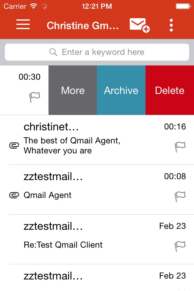 QmailClient screenshot 4