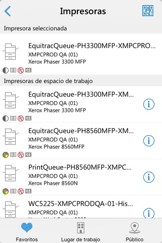 Xerox Print Portal MobileIron screenshot 2