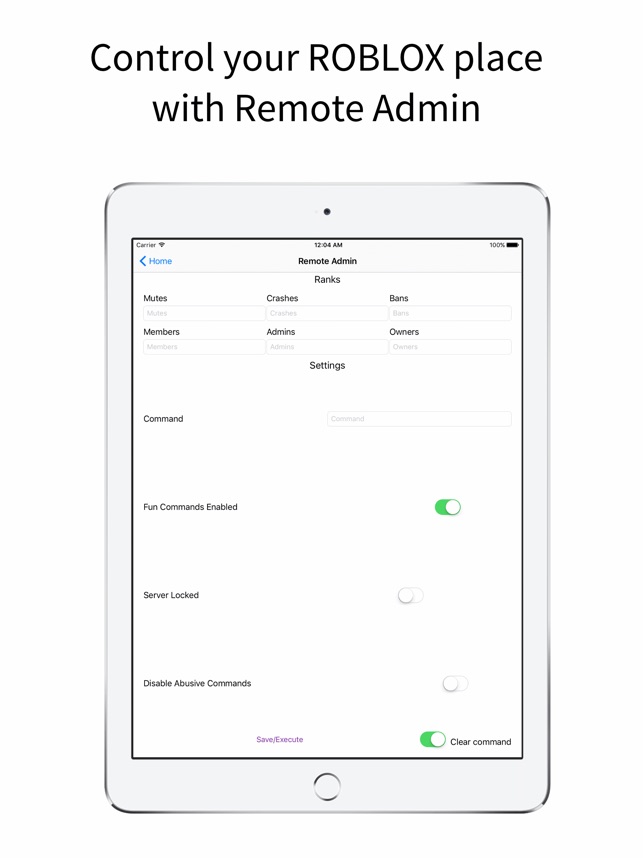 Classy Studios On The App Store - admin remote roblox