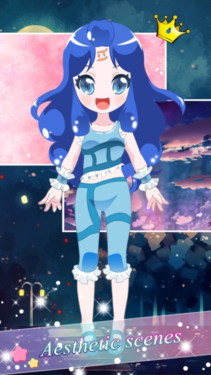 Constellation Dress - Makeup game for kids