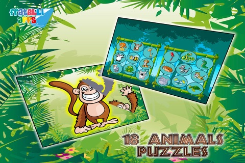 Jungle Games - Matching, Stickers and Puzzles screenshot 3