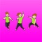 Zumoji Dancing & Fitness emoji Stickers