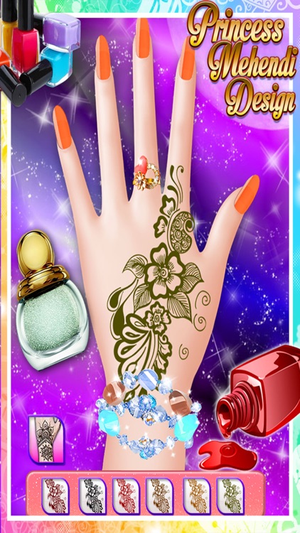 Princess Mehndi Designs: Nail art salon girls game