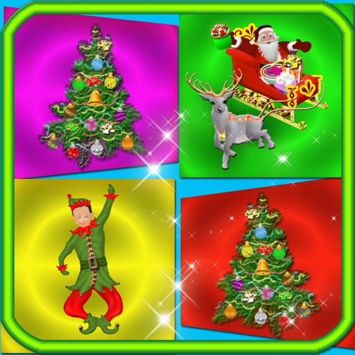 Christmas Memory Match Flash Cards iOS App