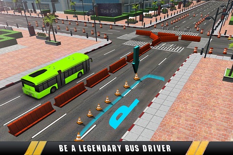 City Bus Parking Simulator  – Heavy Coach Driving screenshot 4