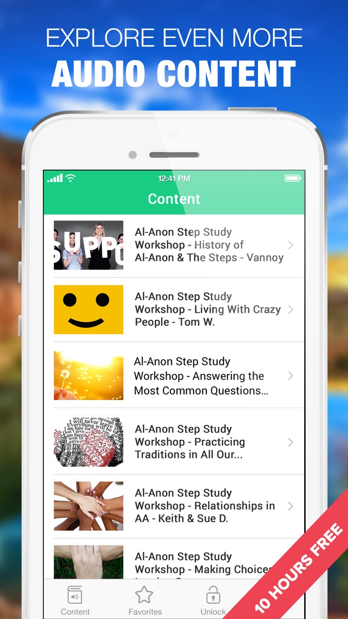 Alanon Workshops AA 12 Steps