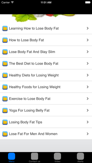 diet to lose body fat