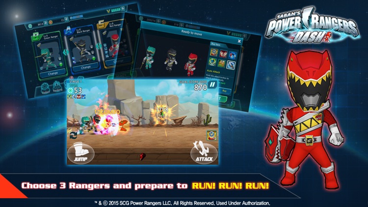 Power Rangers Dash (Saban) screenshot-0