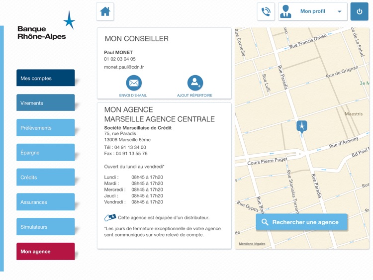 Banque Rhône-Alpes pour iPad screenshot-4