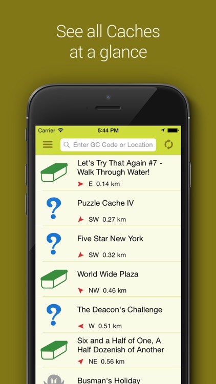 Geocaching App & Widget