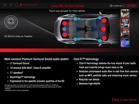 Mark Levinson for Lexus screenshot 4