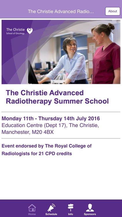 The Christie Advanced Radiotherapy Summer School