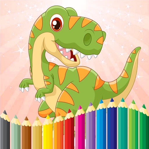 Kids Coloring Book for activity kindergarten Games Icon