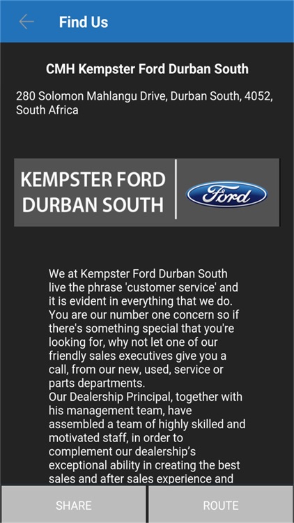 CMH Kempster Ford Durban South screenshot-3