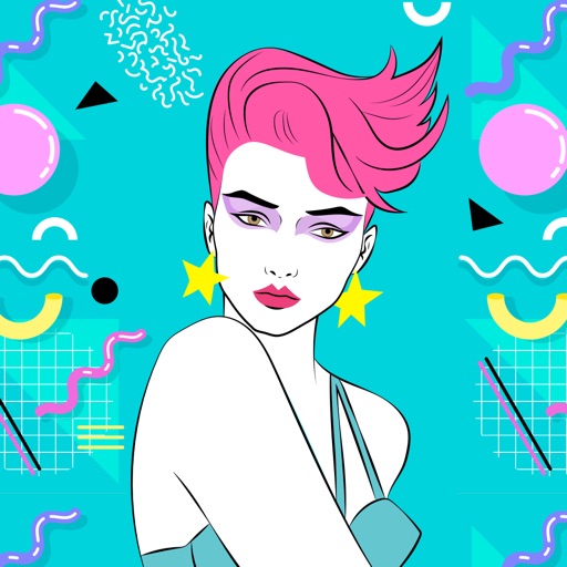 80s Emoji Retro Flashback Stickers for iMessage