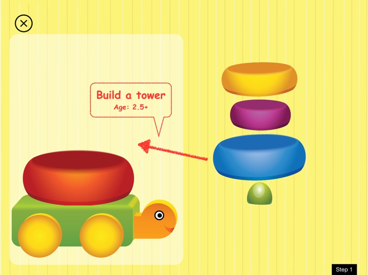 Stack Up - Stack items bottom-up to build a tower