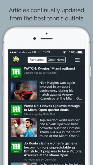 Tennis RightNow(圖1)-速報App