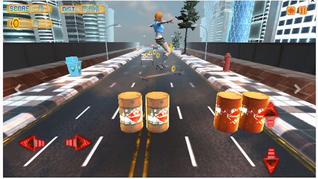 Surfer Chick: Dash, Jump & Dodge Skate 3D Action(圖4)-速報App