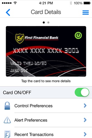 First Financial CardGuard screenshot 2