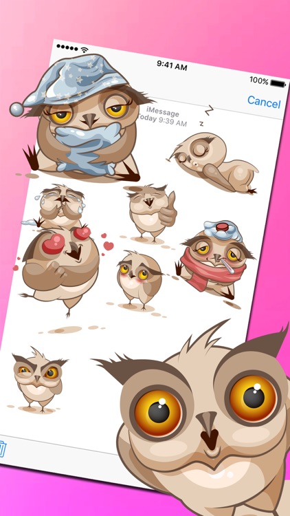 Cute Owl Stickers 2017