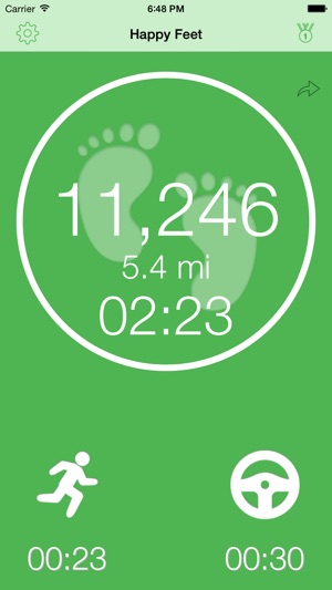 Happy Feet - Motion Activity Tracker