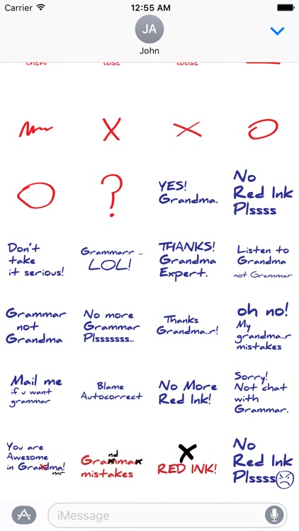 Grammar not Grandma