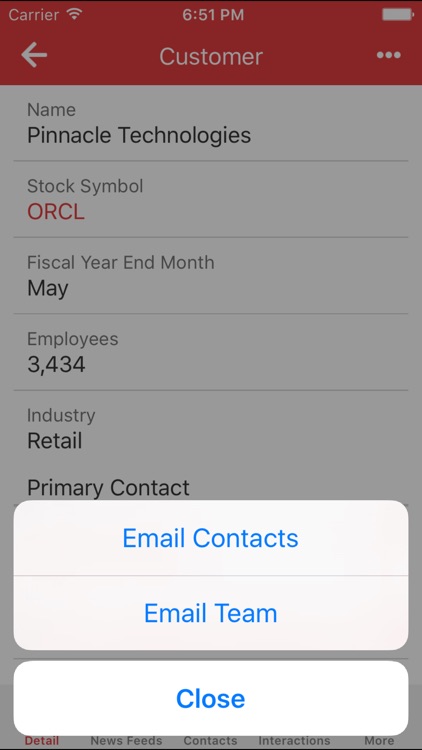 Oracle Sales Cloud Mobile screenshot-3