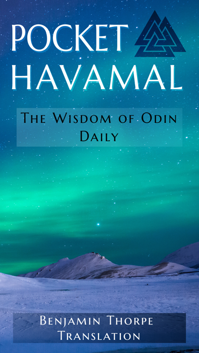 How to cancel & delete Pocket Havamal - Daily Asatru Meditations of Wisdom from Odin - Thorpe Translation from iphone & ipad 1