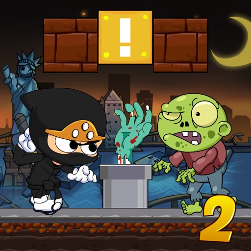 Super Ninja vs. Zombie 2 - Popular Free Run Games iOS App