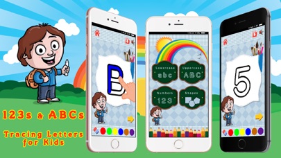 How to cancel & delete ABC Tracer - 123 Number, Shapes tracing & Drawing from iphone & ipad 1