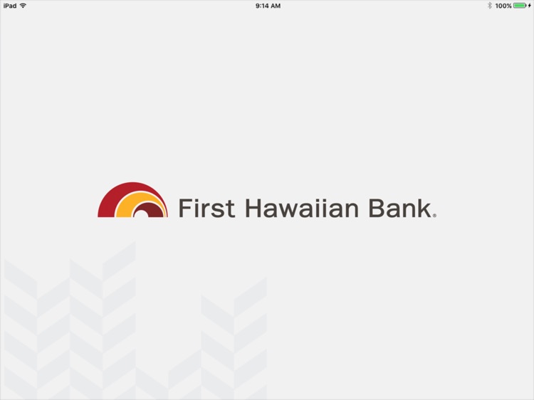 First Hawaiian Bank Mobile for iPad