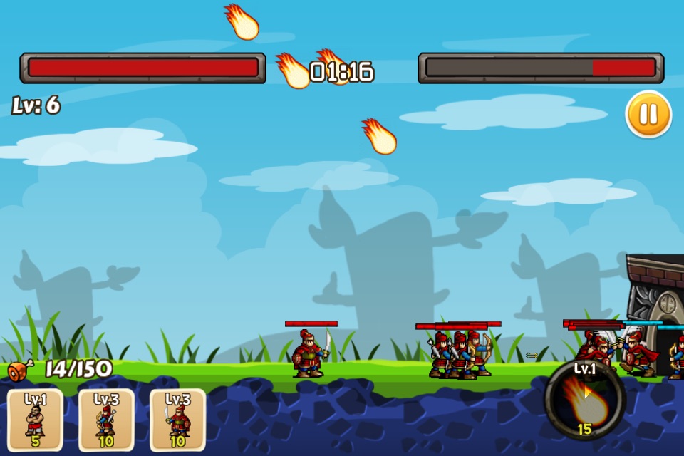 Age of Mini War: Tower Empires Castle Defense Game screenshot 4