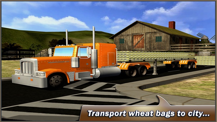 Wheat Bags Transporter Truck – Driving Simulator