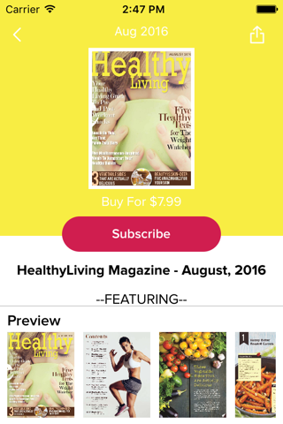 Healthy Living Magazine screenshot 3